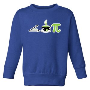 Acute Tea Pi Cool Gift Cutie Pi Math Geek Tea Lover Pi Day Gift Toddler Sweatshirt