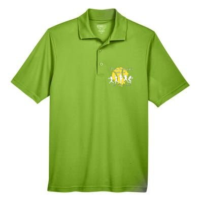 All The Pretty Walk Like This Softball Baseball Men's Origin Performance Pique Polo