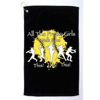 All The Pretty Walk Like This Softball Baseball Golf Towel