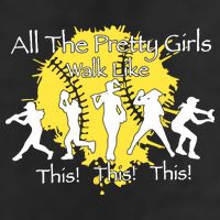 All The Pretty Walk Like This Softball Baseball Golf Towel