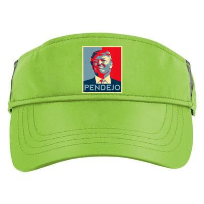 Anti Trump Pendejo Trump Usa American President Picture Adult Drive Performance Visor