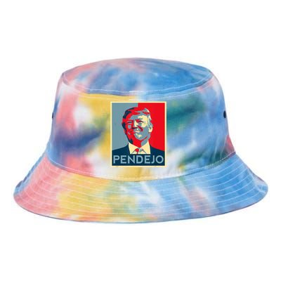 Anti Trump Pendejo Trump Usa American President Picture Tie Dye Newport Bucket Hat