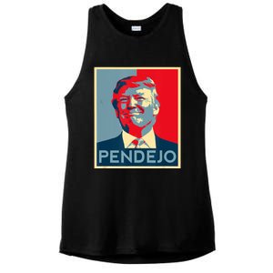 Anti Trump Pendejo Trump Usa American President Picture Ladies PosiCharge Tri-Blend Wicking Tank