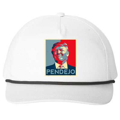 Anti Trump Pendejo Trump Usa American President Picture Snapback Five-Panel Rope Hat