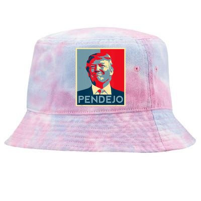 Anti Trump Pendejo Trump Usa American President Picture Tie-Dyed Bucket Hat