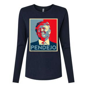 Anti Trump Pendejo Trump Usa American President Picture Womens Cotton Relaxed Long Sleeve T-Shirt