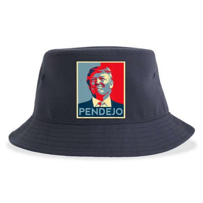 Anti Trump Pendejo Trump Usa American President Picture Sustainable Bucket Hat