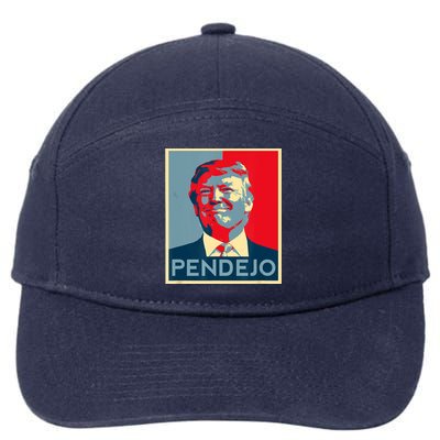 Anti Trump Pendejo Trump Usa American President Picture 7-Panel Snapback Hat