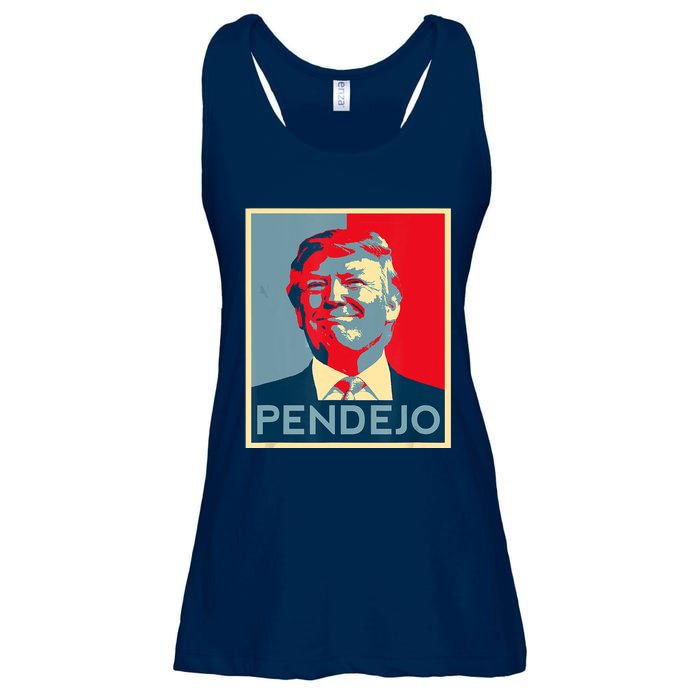 Anti Trump Pendejo Trump Usa American President Picture Ladies Essential Flowy Tank