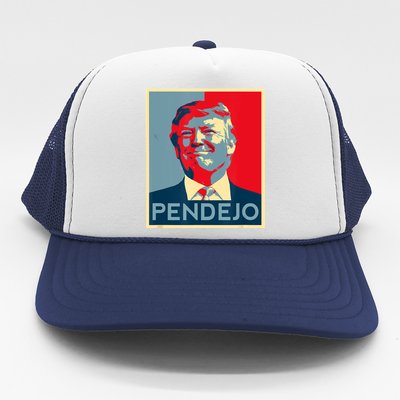 Anti Trump Pendejo Trump Usa American President Picture Trucker Hat