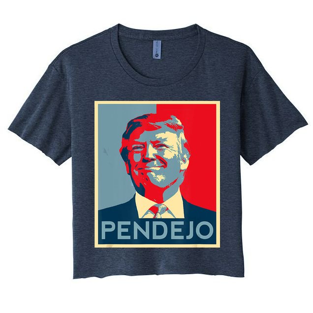 Anti Trump Pendejo Trump Usa American President Picture Crop Top