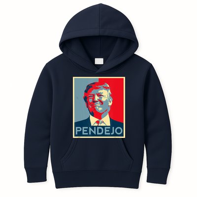 Anti Trump Pendejo Trump Usa American President Picture Kids Hoodie