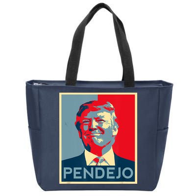 Anti Trump Pendejo Trump Usa American President Picture Zip Tote Bag