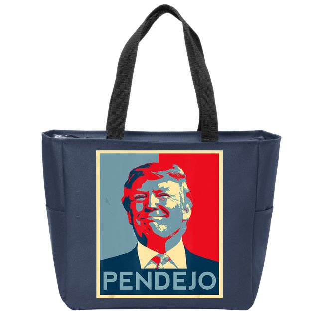 Anti Trump Pendejo Trump Usa American President Picture Zip Tote Bag