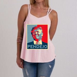 Anti Trump Pendejo Trump Usa American President Picture Women's Strappy Tank