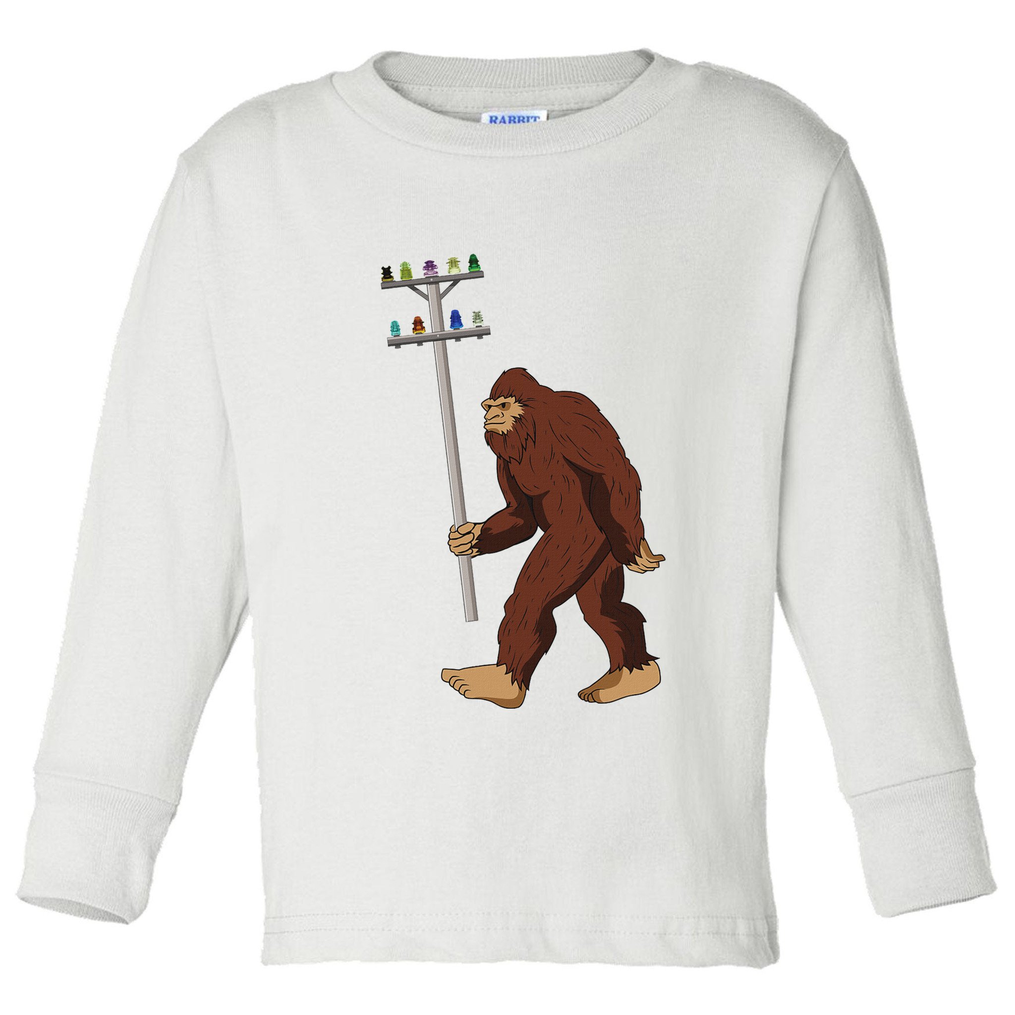 Antique Telegraph Pole Glass Insulators Collector Toddler Long Sleeve Shirt