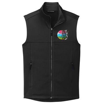 All The Pretty Walk Like This Funny Baseball Softball Collective Smooth Fleece Vest