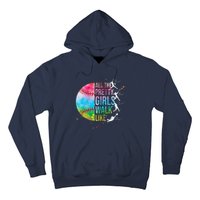 All The Pretty Walk Like This Funny Baseball Softball Hoodie