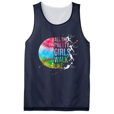 All The Pretty Walk Like This Funny Baseball Softball Mesh Reversible Basketball Jersey Tank