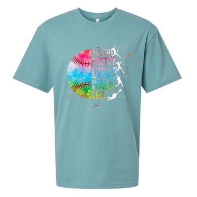 All The Pretty Walk Like This Funny Baseball Softball Sueded Cloud Jersey T-Shirt