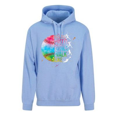 All The Pretty Walk Like This Funny Baseball Softball Unisex Surf Hoodie