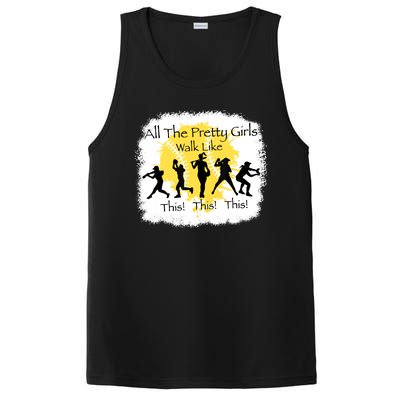 All The Pretty Girl Walk Like This Funny Baseball Girl PosiCharge Competitor Tank