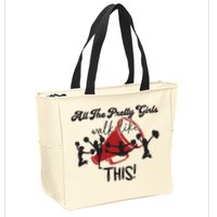 All The Pretty Girls Walk Like This Cheer Zip Tote Bag