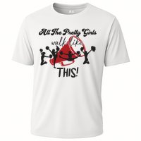 All The Pretty Girls Walk Like This Cheer Cooling Performance Crew T-Shirt