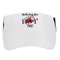All The Pretty Girls Walk Like This Cheer Adult Drive Performance Visor