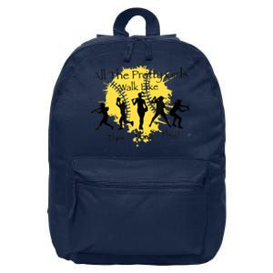 All The Pretty Girl Walk Like This Funny Baseball Girl Softball 16 in Basic Backpack