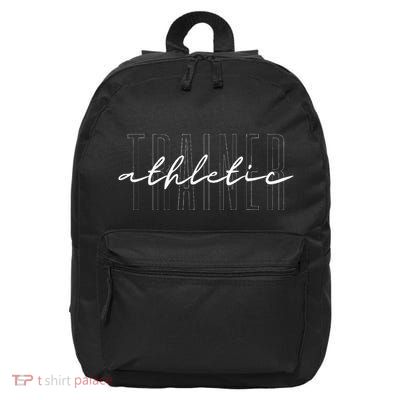 Athletic Trainer Personal Trainer 16 in Basic Backpack