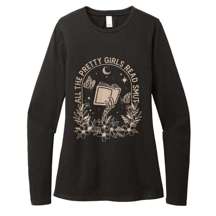 All The Pretty Read Smut Book Lover Front And Back Womens CVC Long Sleeve Shirt