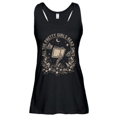 All The Pretty Read Smut Book Lover Front And Back Ladies Essential Flowy Tank