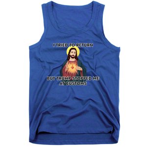 Anti Trump Pro Immigrant Jesus Meme Immigration Gift Tank Top