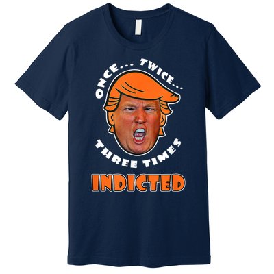 Anti Trump Political Tee Indicted Arrest 2024 Election Funny Premium T-Shirt