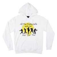 All The Pretty Walk Like This Funny Baseball Softball Hoodie