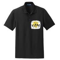 All The Pretty Girl Walk Like This Funny Baseball Girl Dry Zone Grid Polo