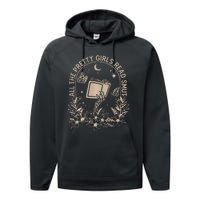 All The Pretty Girl Read Smut Book Lover Performance Fleece Hoodie