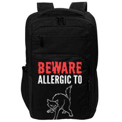 Allergic To People Introvert Great Gift Impact Tech Backpack