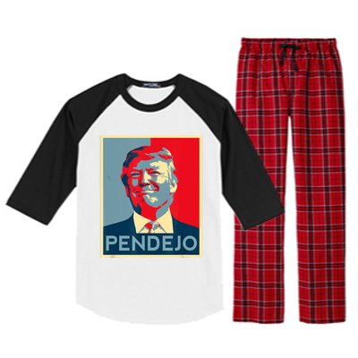 ANTI TRUMP Pendejo Trump USA American President Picture Raglan Sleeve Pajama Set