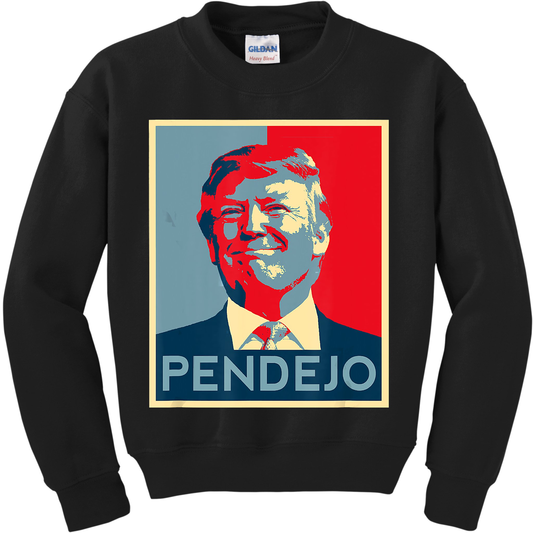 ANTI TRUMP Pendejo Trump USA American President Picture Kids Sweatshirt