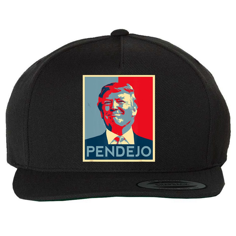 ANTI TRUMP Pendejo Trump USA American President Picture Wool Snapback Cap