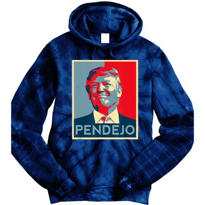 ANTI TRUMP Pendejo Trump USA American President Picture Tie Dye Hoodie