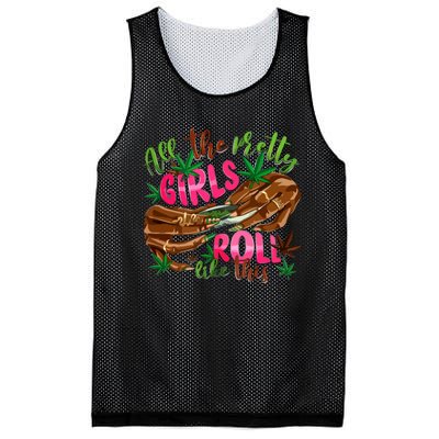 All The Pretty Girl Roll Like This Mesh Reversible Basketball Jersey Tank