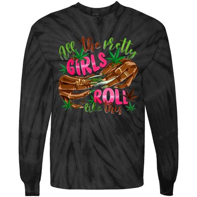 All The Pretty Girl Roll Like This Tie-Dye Long Sleeve Shirt