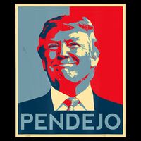 ANTI TRUMP Pendejo Trump USA American President Picture 7-Panel Snapback Hat