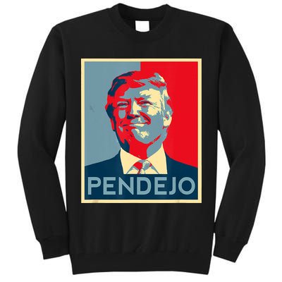 ANTI TRUMP Pendejo Trump USA American President Picture Tall Sweatshirt