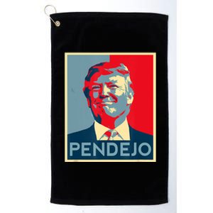 ANTI TRUMP Pendejo Trump USA American President Picture Platinum Collection Golf Towel