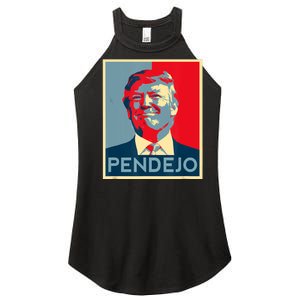 ANTI TRUMP Pendejo Trump USA American President Picture Women's Perfect Tri Rocker Tank