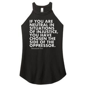 Anti Trump Protest Political Women's Perfect Tri Rocker Tank